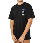 Camiseta Lost Barbed Wire Saturn Sm24 - Masculina PRETO