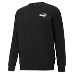 Blusão de Moletom sem Capuz Puma Careca Ess Small Logo - Masculino PRETO