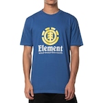 Camiseta Element Vertical Color Sm24 - Masculina AZUL