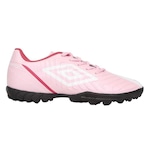 Chuteira Society Umbro Fifty Iv - Adulto ROSA/BRANCO