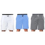 Kit Bermudas Elite Comfort - 3 Unidades - Masculina CINZA CLA/AZUL