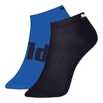 Kit Meias Puma Sapatilha Esportiva - 2 Pares - Masculina AZUL/PRETO