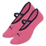 Meia Sapatilha Puma Pilates Antiderrapante - Feminina ROSA/AZUL ESC