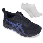 Tênis Asics Gel-Quantum 360 Ctw - Masculino + Par de Meia PRETO/AZUL