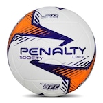 Bola de Futebol Society Penalty Líder Xxiv BRANCO/LARANJA