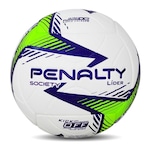 Bola de Futebol Society Penalty Líder Xxiv BRANCO/VERDE