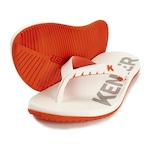 Chinelo Kenner Red - Masculino BRANCO/LARANJA