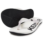 Chinelo Kenner Red - Masculino BRANCO/PRETO