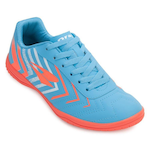 Chuteira Futsal Dray Foorcy Dr24-330 - Adulto AZUL/LARANJA