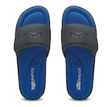 Chinelo Olympikus Melbourne Slide - Unissex PRETO/AZUL