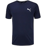 Camiseta Puma Active Small Logo - Masculina AZUL ESCURO