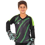 Camisa de Goleiro Poker Orbit - Infantil PRETO/VERDE