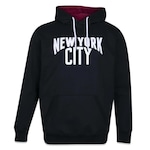 Blusão de Moletom com Capuz New Era New York City Back To School - Masculino PRETO