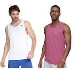 Kit Camiseta Regata Penalty Duo - 2 Unidades - Masculina BRANCO/ROSA