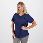 Camiseta Fila Basic Sports Polygin - Feminina AZUL ESCURO