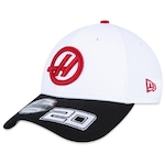 Boné New Era 9Forty Kevin Magnussen Equipe Haas F1 2024 - Snapback - Adulto BRANCO