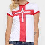 Camisa do Vasco Templário Kappa - Feminina BRANCO/VERMELHO