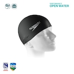 Touca de Natação em Silicone Speedo Flat Cap - Adulto PRETO