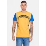 Camiseta Onbongo Especial Mosaico Brazil - Masculina AMARELO