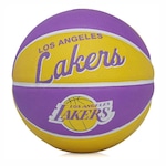 Mini Bola de Basquete Wilson Nba Team Retro La Lakers AMARELO