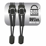 Cadarço Elástico Lock Laces Pack Com 2 - Unissex PRETO