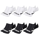 Kit Meia Sapatilha Puma Invisível - 6 Pares - Infantil BRANCO/PRETO