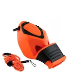 Apito Fox 40 Epik Cmg com Protetor de Silicone Profissional LARANJA