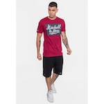 Camiseta Mitchell & Ness Masculina Estampada Bordo - Mitchell & Ness VINHO