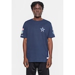 Camiseta Mitchell & Ness Masculina Superbowl Champ Dallas Cowboys   - Mitchell & Ness AZUL ESCURO