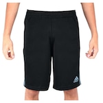 Shorts adidas 3 Listras - Masculino PRETO/AZUL