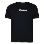 Camiseta New Era Las Vegas Raiders Core Name - Masculina PRETO