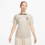 Camiseta Nike Corinthians Treino 2024 Academy Pro - Feminina BEGE