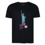 Camiseta New Era New York Giants Core City Icons - Masculina PRETO