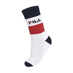 Meia Fila DNA - 39 a 43 - Adulto BRANCO