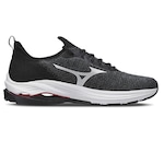 Tênis Mizuno Wave Zest - Masculino PRETO/VERMELHO