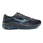 Tênis Mizuno Wave Way 4 - Masculino PRETO/AZUL