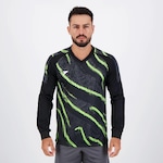 Camisa de Goleiro Poker Celeno N° 1 - Masculina PRETO