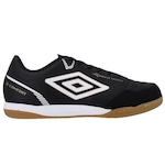 Chuteira Futsal Umbro X Confort - Adulto PRETO/BRANCO