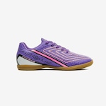 Chuteira Futsal Umbro Chrome Jr - Infantil ROXO/BRANCO