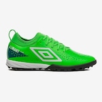 Chuteira Society Umbro Adamant Club - Adulto VERDE/BRANCO