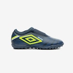 Chuteira Society Umbro Sense Kids - Infantil Azul/Verde