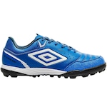 Chuteira Society Umbro X-Comfort - Adulto AZUL/BRANCO