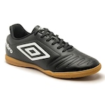 Chuteira Futsal Umbro Class - Adulto PRETO/BRANCO