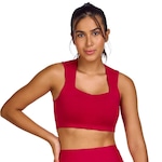 Top Fitness Alto Giro Luar - Feminino ROSA ESCURO