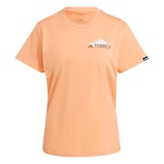 Camiseta adidas W Tx Back Gfx T - Feminina LARANJA