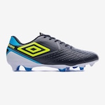 Chuteira de Campo Umbro Score - Adulto PRETO/VERDE CLA