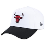 Boné Aba Curva New Era 9Forty A-Frame Chicago Bulls Action Winter Sports - Snapback - Adulto BRANCO