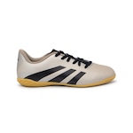 Chuteira Futsal adidas Predator Essentials 24.5 Jr - Infantil PRATA/PRETO