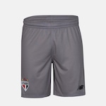 Calção Goleiro Home Spfc 2024 - Masculino CINZA ESCURO/PRETO