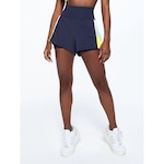 Shorts Bodyforsure Liso Beach Sports - Feminino MARINHO/CINZA/AMAREL